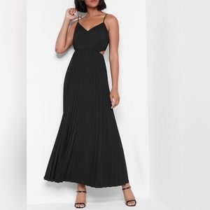 Express - Pleated Side Cutout Maxi Dress - Size XXS - NWT